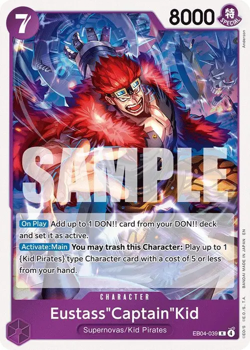 Eustass"Captain"Kid - EB04-039 card art