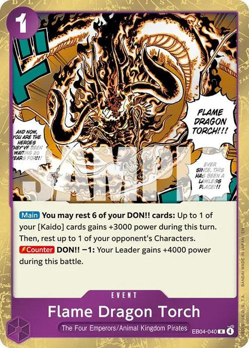 Flame Dragon Torch card art