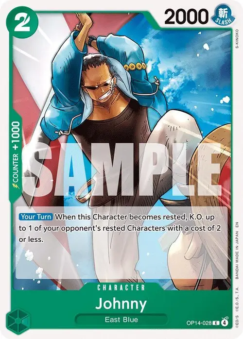Johnny card art
