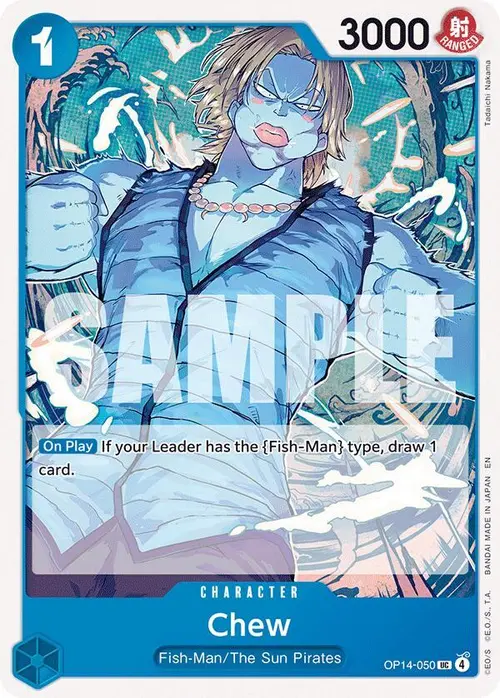 Chew card art