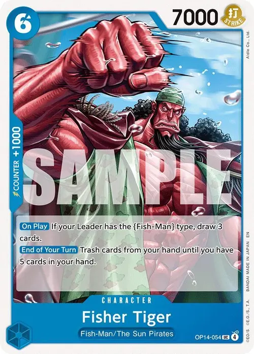 Fisher Tiger card art