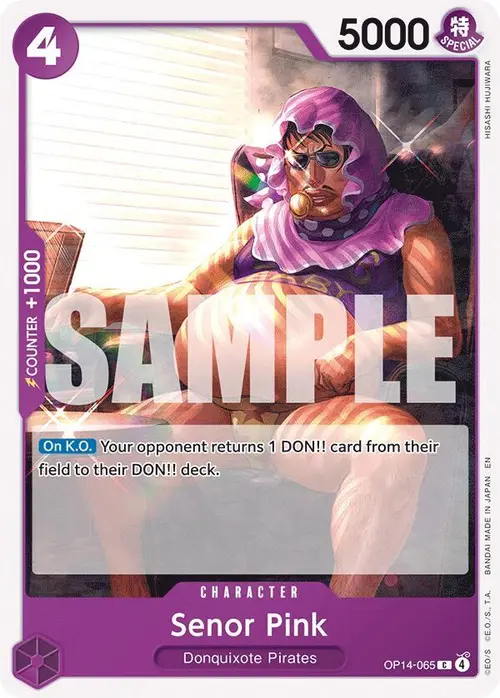 Senor Pink card art