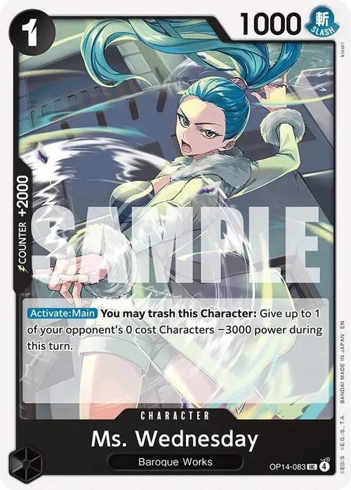 Ms. Wednesday card art