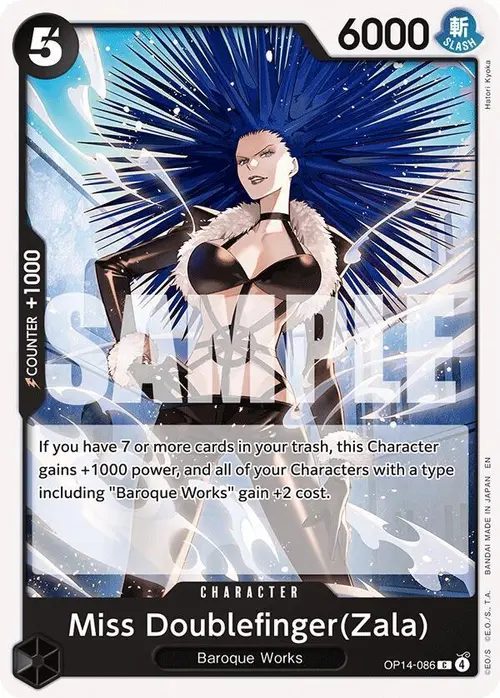 Miss Doublefinger(Zala) card art