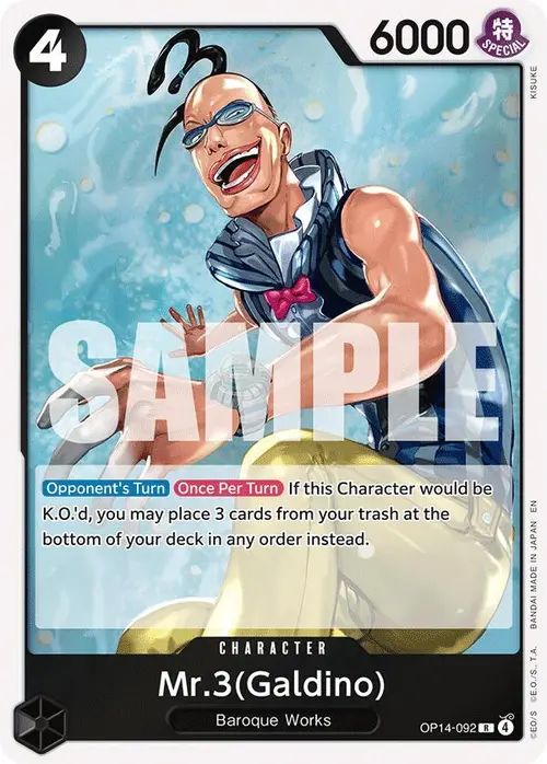 Mr.3(Galdino) card art