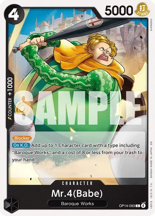 Mr.4(Babe) card art