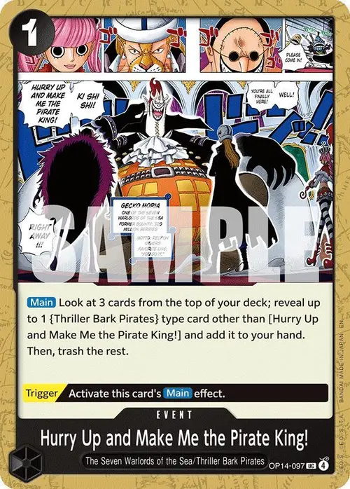 Hurry Up and Make Me the Pirate King! card art