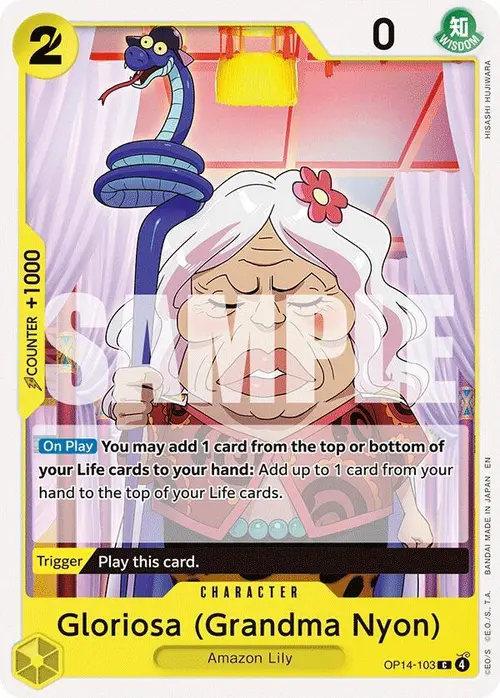Gloriosa (Grandma Nyon) card art