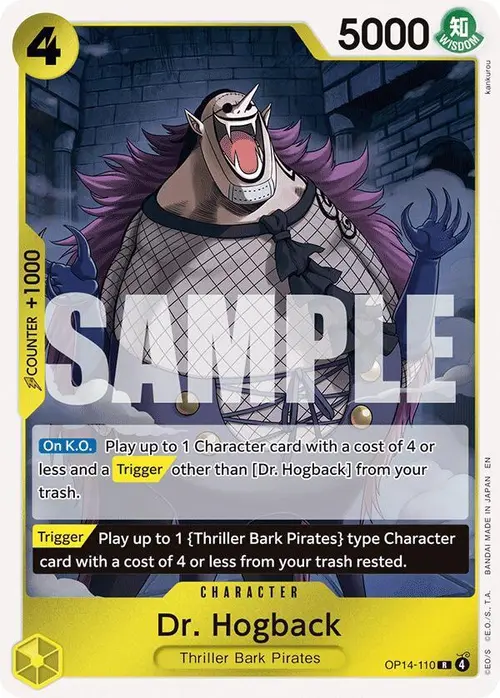 Dr. Hogback card art