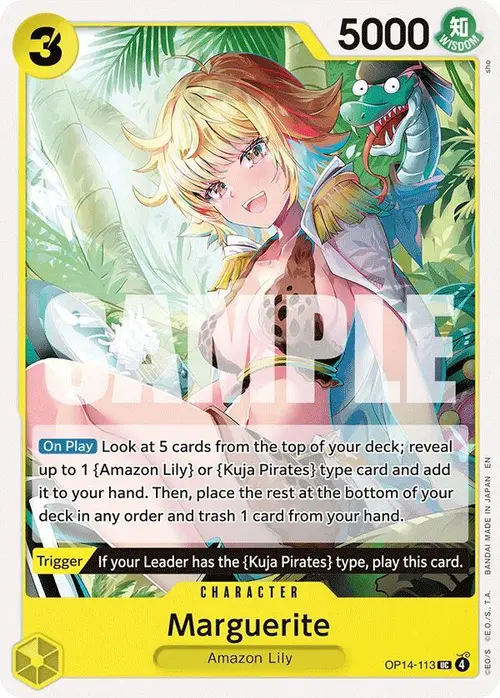 Marguerite card art