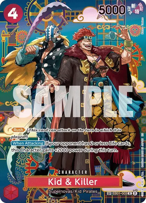Kid & Killer - EB01-003 (SP) card art