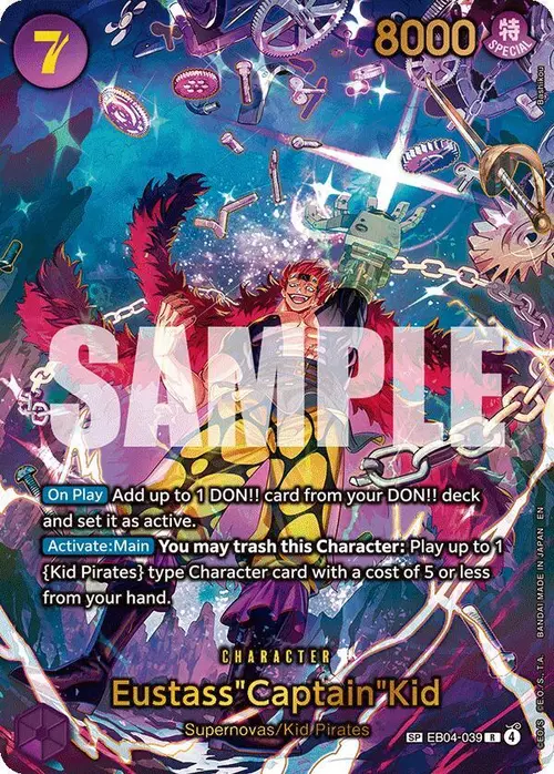 Eustass"Captain"Kid - EB04-039 (SP) card art