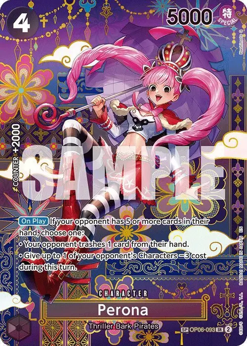 Perona - OP06-093 (SP) card art