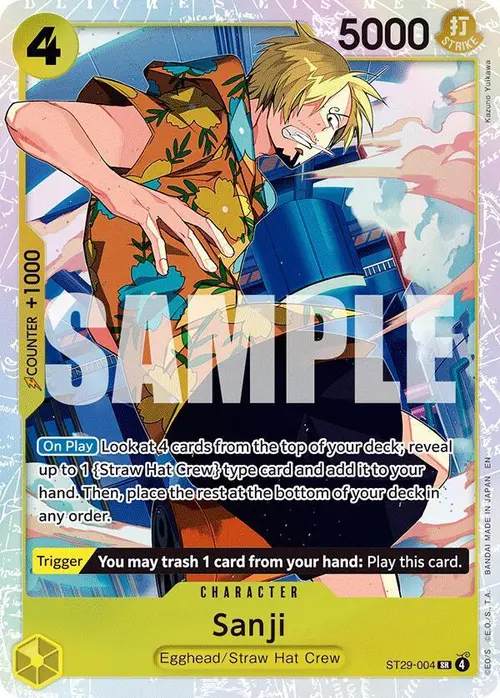 Sanji card art