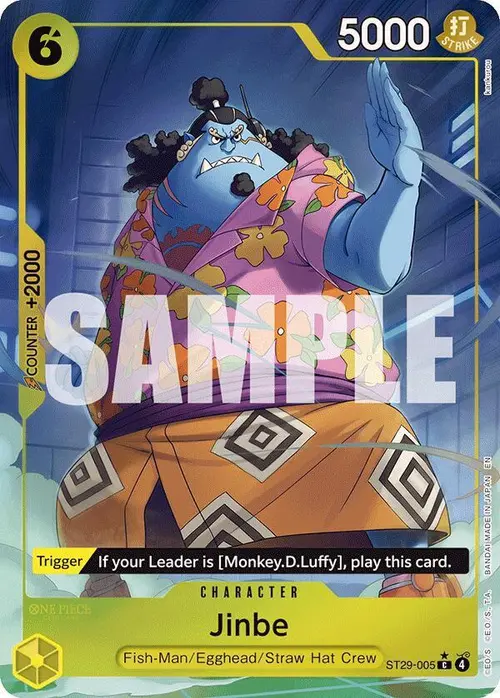 Jinbe (Full Art) card art