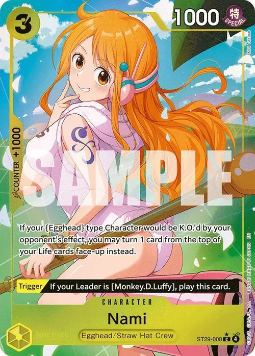 Nami (Full Art) card art