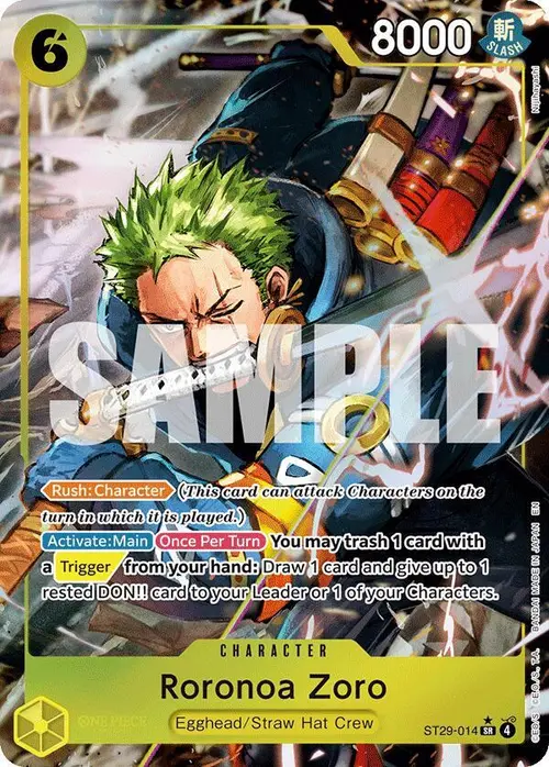 Roronoa Zoro (Full Art) card art
