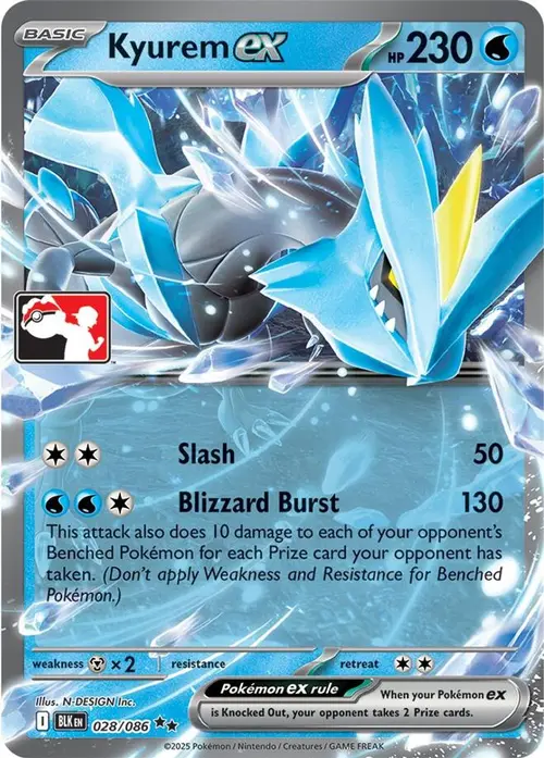Kyurem ex - 028/086 card art