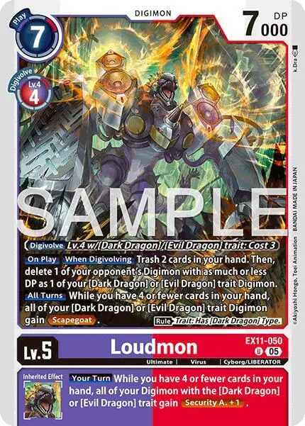Loudmon card art