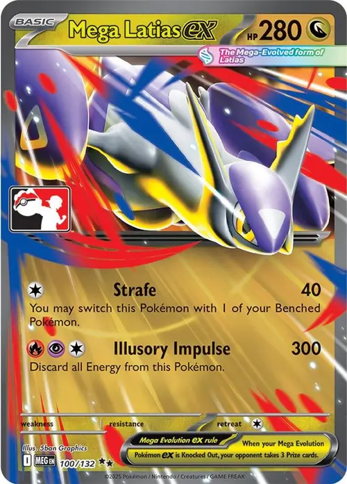 Mega Latias ex - 100/132 card art