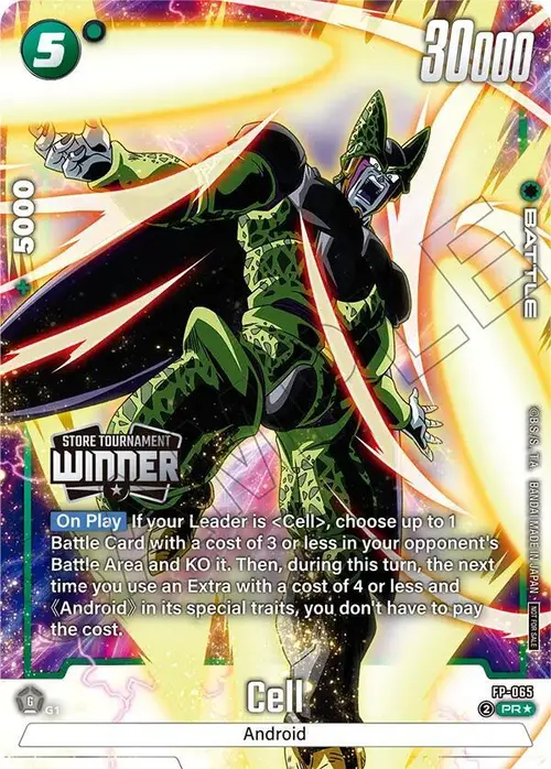 Cell (Tournament Pack -Winner- 09) card art