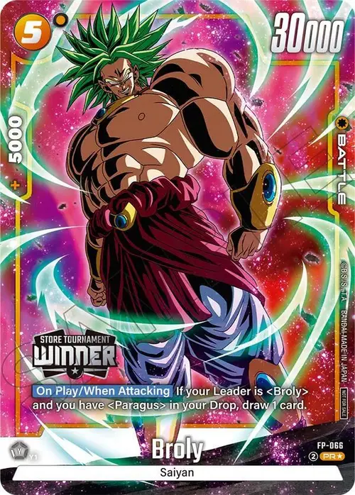 Broly (Tournament Pack -Winner- 09) card art