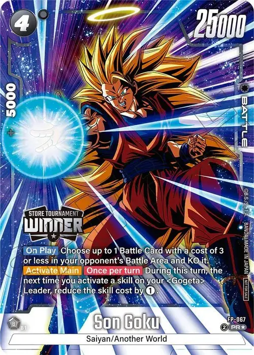 Son Goku (Tournament Pack -Winner- 09) card art