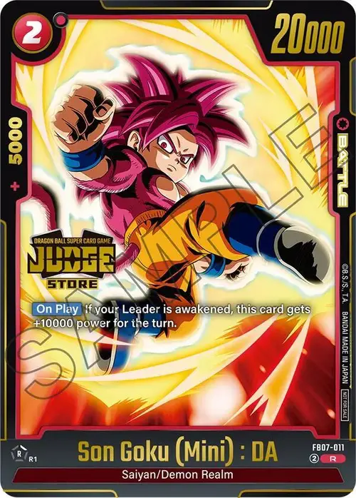 Son Goku (Mini) : DA (Judge Pack (Store Judge) 05) card art