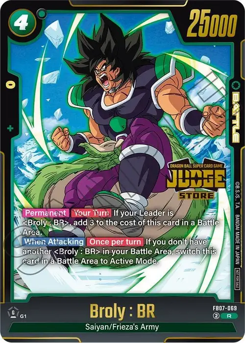 Broly : BR (Judge Pack (Store Judge) 05) card art