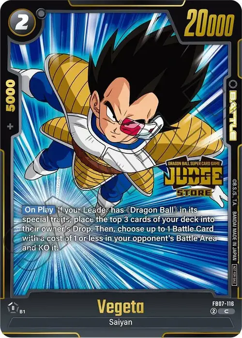 Vegeta (Judge Pack (Store Judge) 05) card art