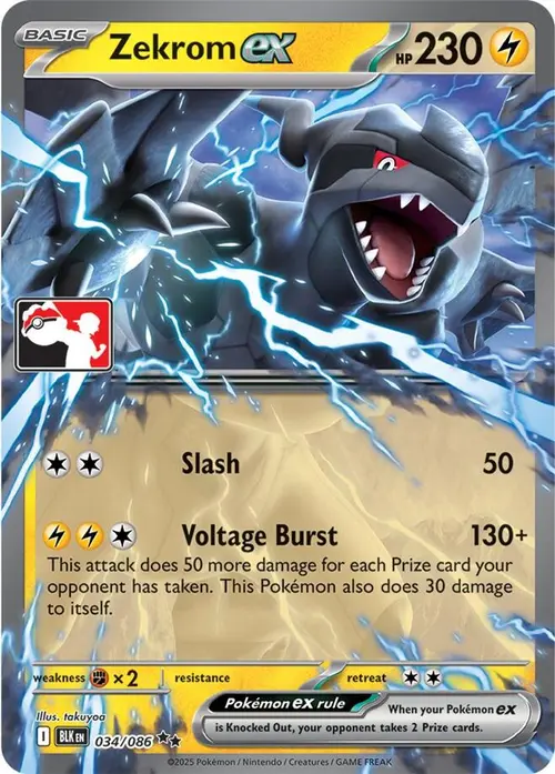 Zekrom ex - 034/086 (Left Stamp) card art