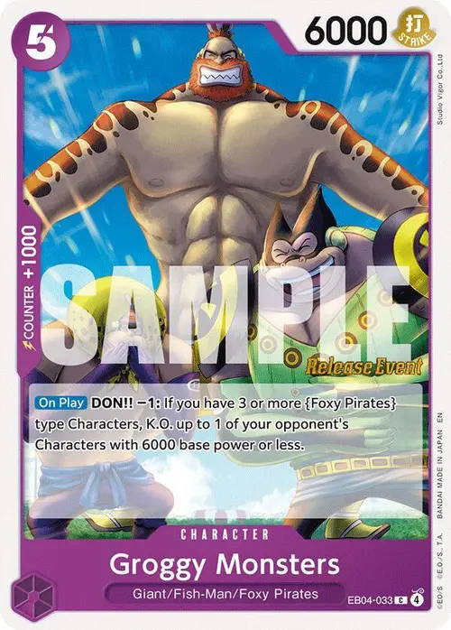 Groggy Monsters card art