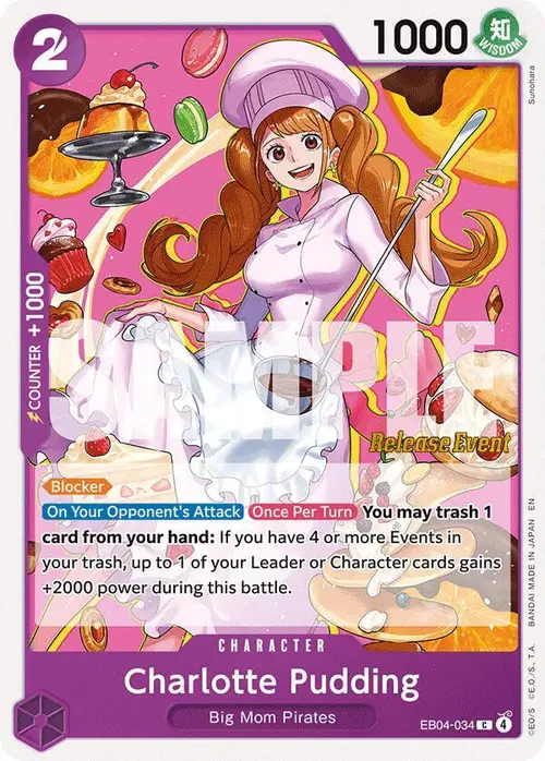 Charlotte Pudding card art