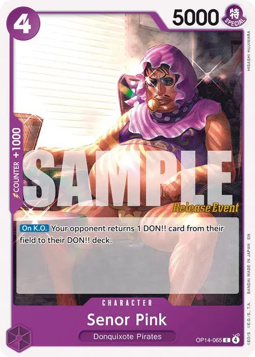 Senor Pink card art