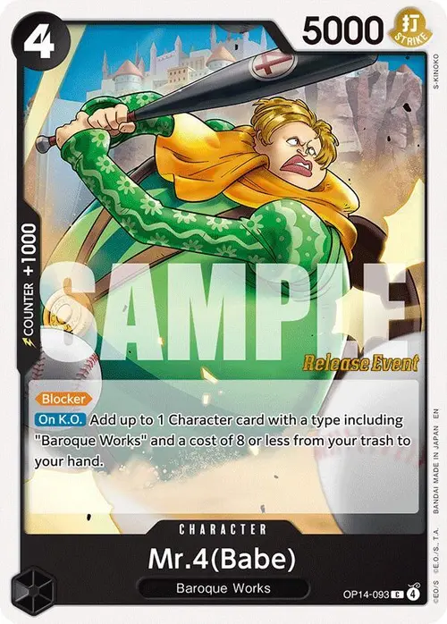Mr.4(Babe) card art