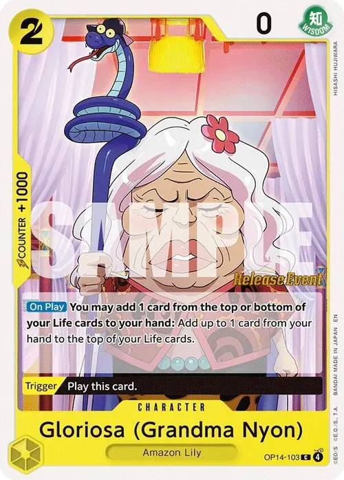 Gloriosa (Grandma Nyon) card art
