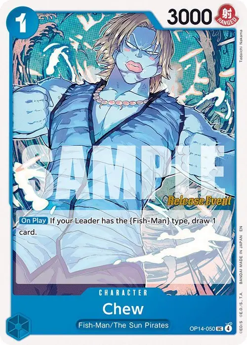 Chew card art