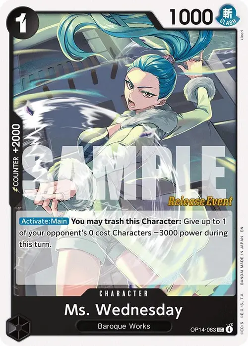 Ms. Wednesday card art