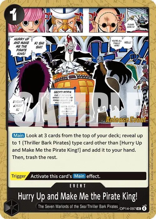 Hurry Up and Make Me the Pirate King! card art