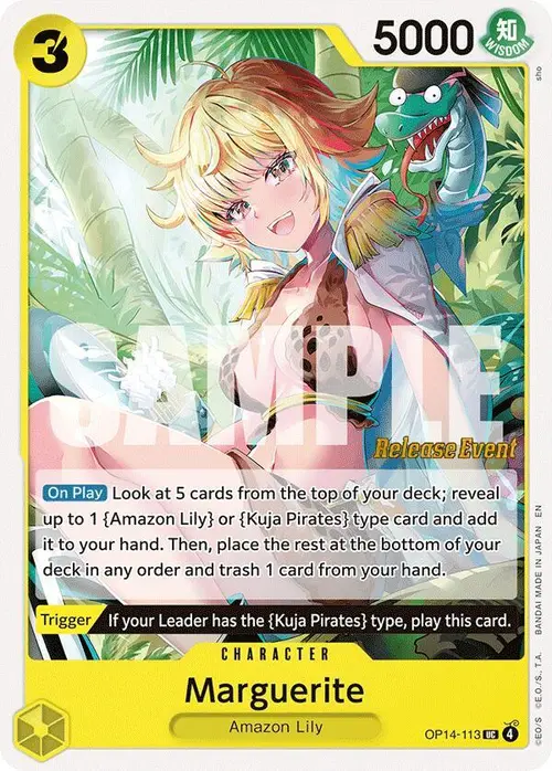 Marguerite card art