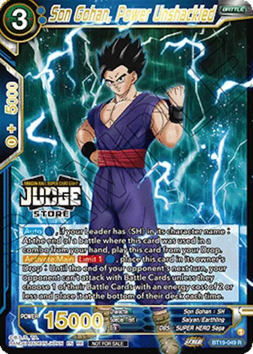 Son Gohan, Power Unshackled (Judge Pack Vol.18) (Store) card art
