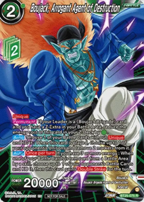 Boujack, Arrogant Agent of Destruction (Ultra-Bout Series Tournament Pack Vol.1) card art