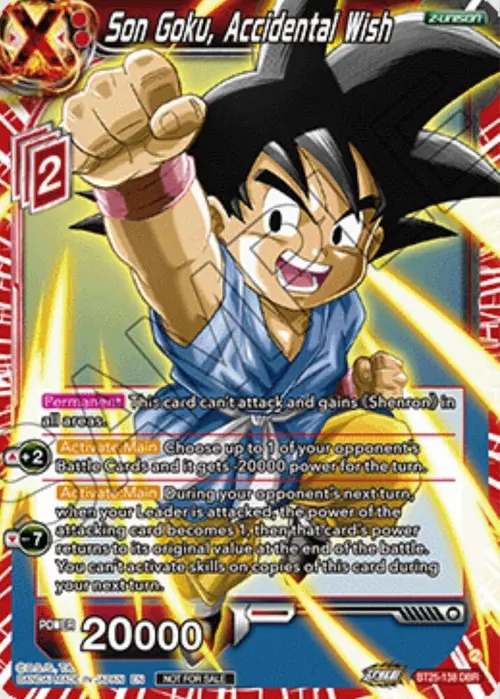 Son Goku, Accidental Wish (Ultra-Bout Series Tournament Pack Vol.1) card art