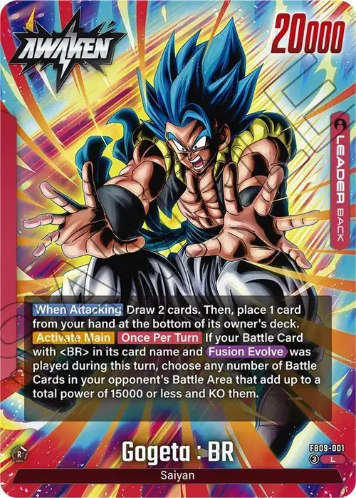 Gogeta : BR card art
