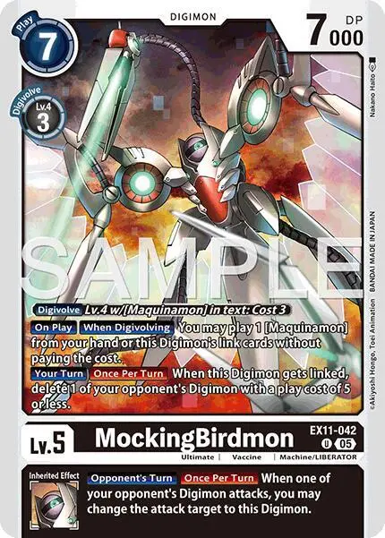 MockingBirdmon card art