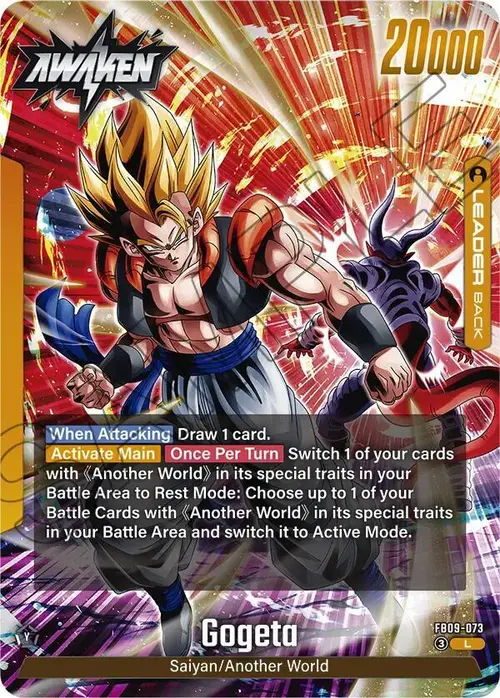 Son Goku/Vegeta // Gogeta card art
