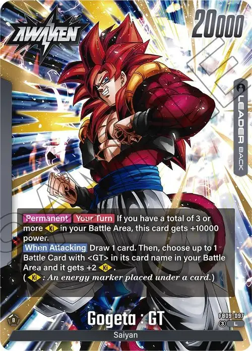 Gogeta : GT card art