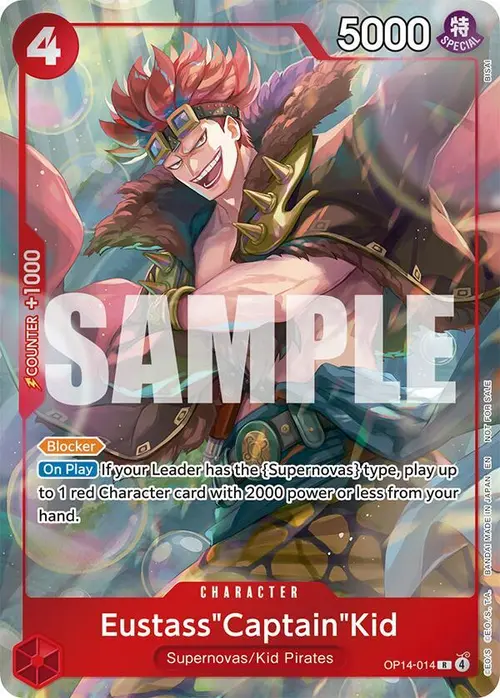 Eustass"Captain"Kid - OP14-014 (Dash Pack) card art