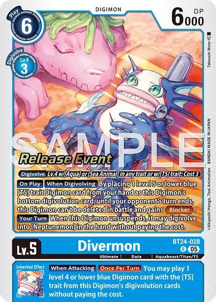 Divermon card art