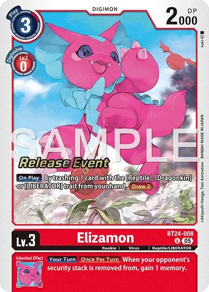 Elizamon card art